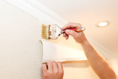 Pose de papier peint à Saint-Amé — revêtements muraux et toiles de verre
